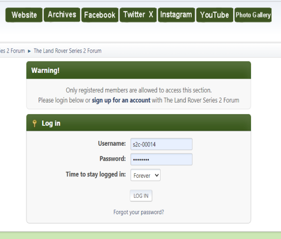 The Land Rover Series 2 Club – The appreciation, restoration and