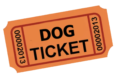 Dog Railway Ticket